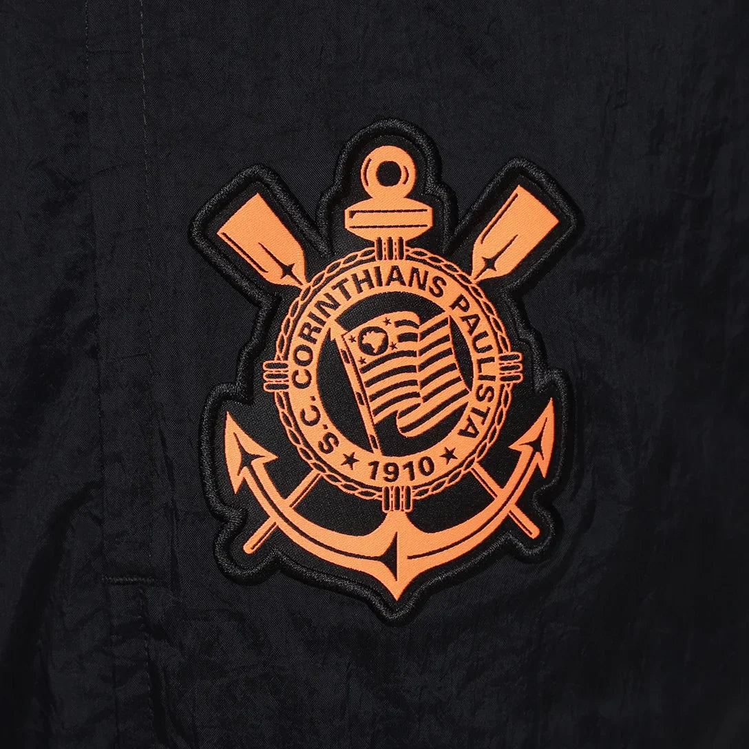 Calça Corinthians III 25/26 Nike Masculina - Preto+Laranja